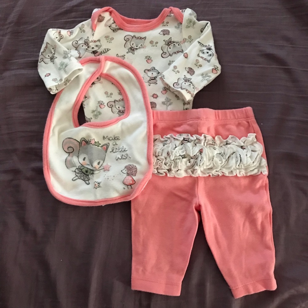 Mini B Woodland Princess 3 Piece Outfit